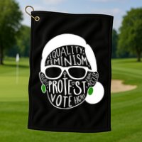 Feminism Equality Protest Vote Ruth Bader Ginsburg Golf Towel