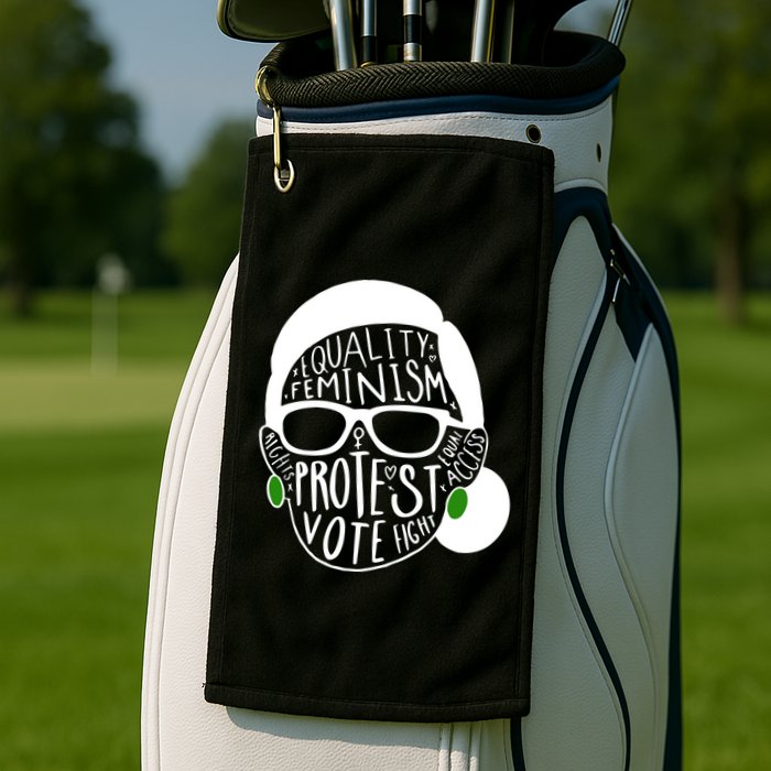 Feminism Equality Protest Vote Ruth Bader Ginsburg Golf Towel