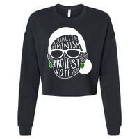 Feminism Equality Protest Vote Ruth Bader Ginsburg Cropped Pullover Crew