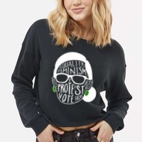Feminism Equality Protest Vote Ruth Bader Ginsburg Cropped Pullover Crew
