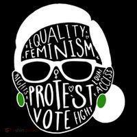 Feminism Equality Protest Vote Ruth Bader Ginsburg Zip Tote Bag