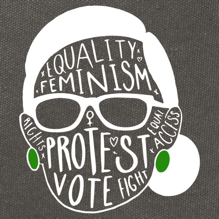 Feminism Equality Protest Vote Ruth Bader Ginsburg Cotton Canvas Backpack
