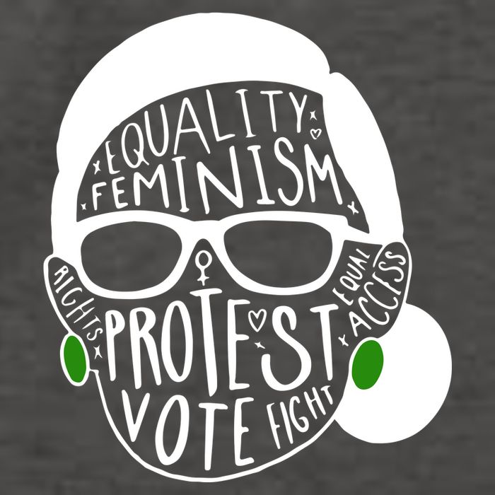 Feminism Equality Protest Vote Ruth Bader Ginsburg Vector Backpack