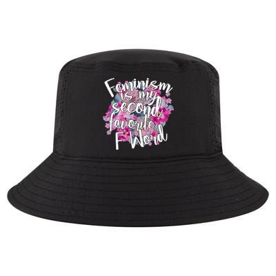 Feminism Is My Second Favorite F Word Cool Comfort Performance Bucket Hat