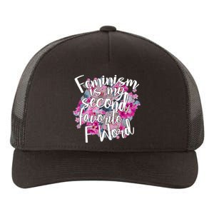 Feminism Is My Second Favorite F Word Yupoong Adult 5-Panel Trucker Hat