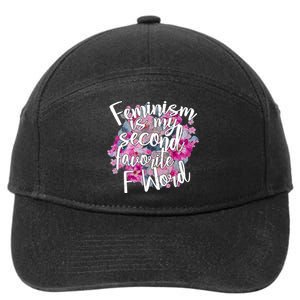 Feminism Is My Second Favorite F Word 7-Panel Snapback Hat