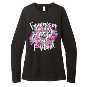 Feminism Is My Second Favorite F Word Womens CVC Long Sleeve Shirt