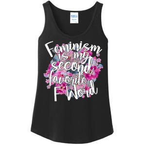 Feminism Is My Second Favorite F Word Ladies Essential Tank