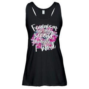 Feminism Is My Second Favorite F Word Ladies Essential Flowy Tank