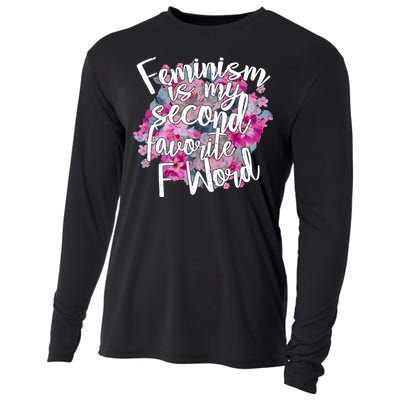 Feminism Is My Second Favorite F Word Cooling Performance Long Sleeve Crew