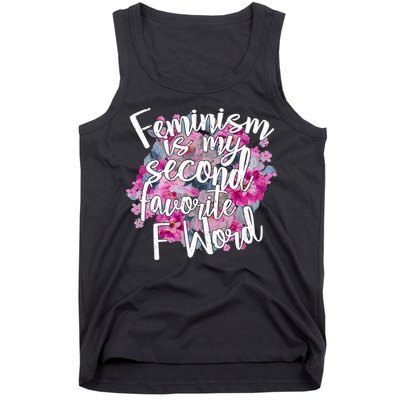 Feminism Is My Second Favorite F Word Tank Top