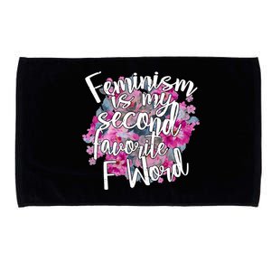 Feminism Is My Second Favorite F Word Microfiber Hand Towel