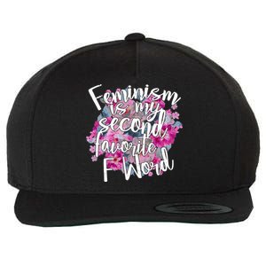 Feminism Is My Second Favorite F Word Wool Snapback Cap