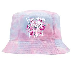 Feminism Is My Second Favorite F Word Tie-Dyed Bucket Hat