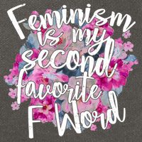 Feminism Is My Second Favorite F Word Cotton Canvas Backpack