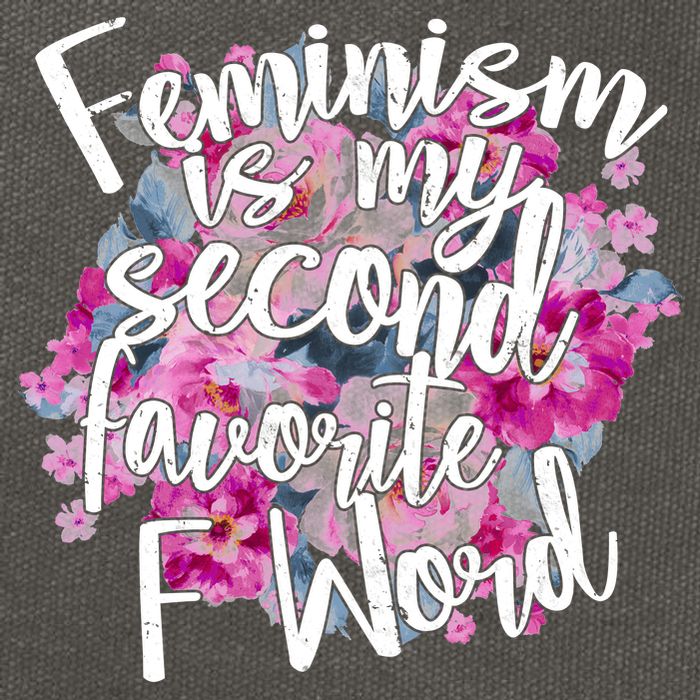 Feminism Is My Second Favorite F Word Cotton Canvas Backpack