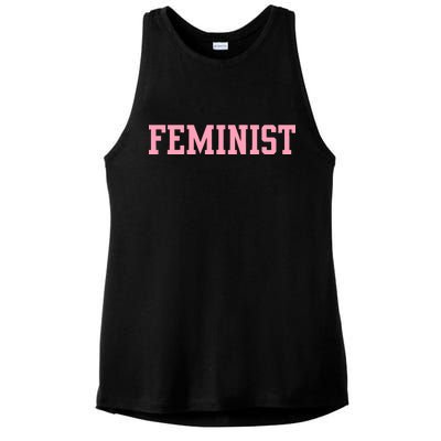 Feminist Ladies PosiCharge Tri-Blend Wicking Tank