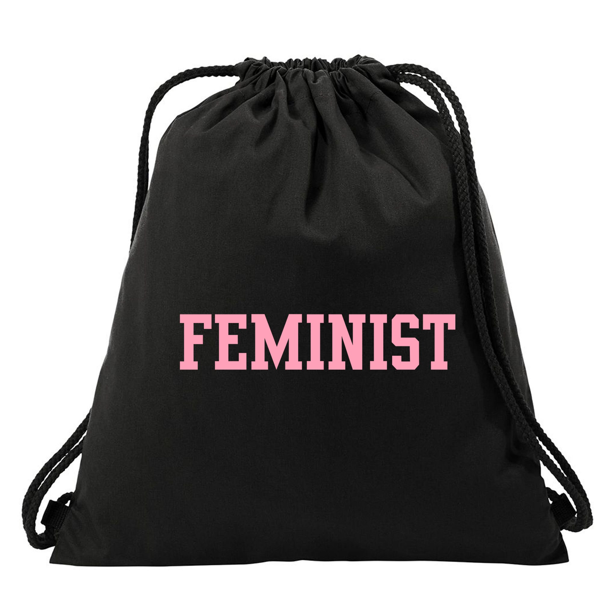 Feminist Drawstring Bag