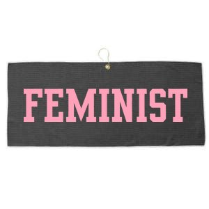 Feminist Large Microfiber Waffle Golf Towel