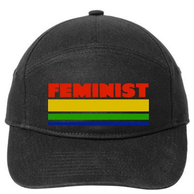 Feminist 70's Classic Logo 7-Panel Snapback Hat
