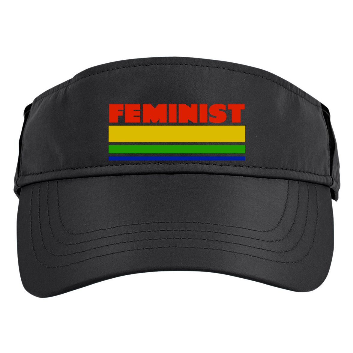 Feminist 70's Classic Logo Adult Drive Performance Visor