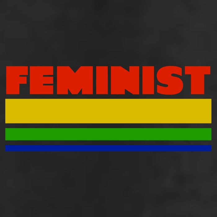 Feminist 70's Classic Logo Adult Drive Performance Visor