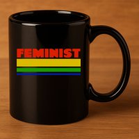 Feminist 70's Classic Logo 11oz C Handle Ceramic Mug