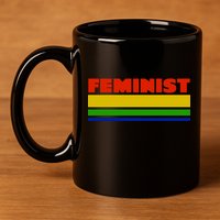 Feminist 70's Classic Logo 11oz C Handle Ceramic Mug