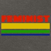 Feminist 70's Classic Logo Cotton Canvas Backpack