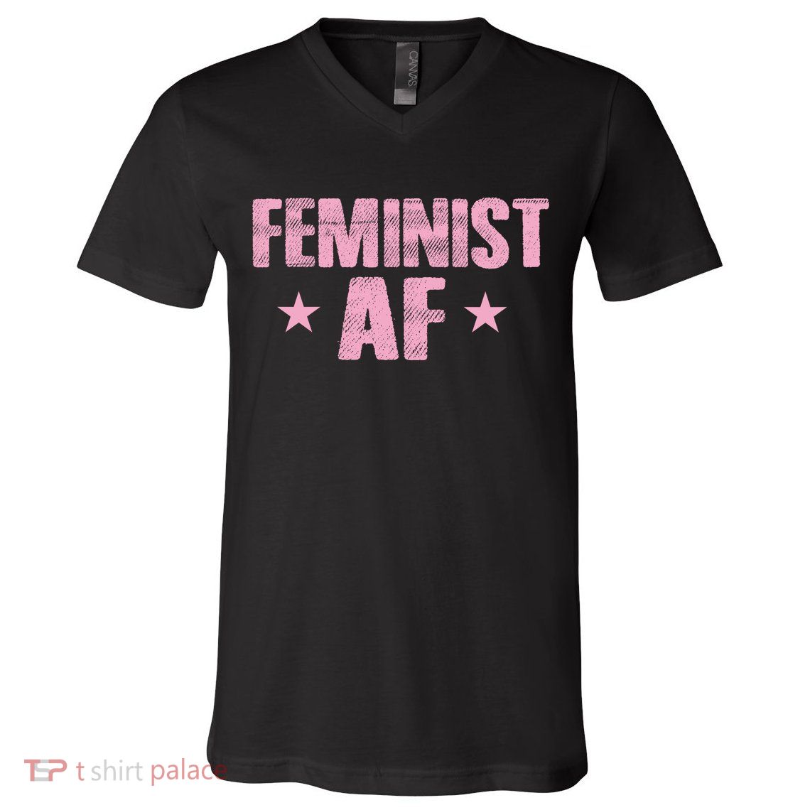 Feminist AF V-Neck T-Shirt