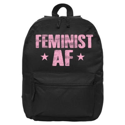 Feminist AF 16 in Basic Backpack