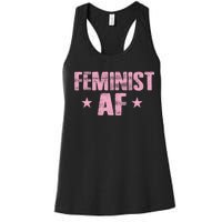 Feminist AF Women's Racerback Tank