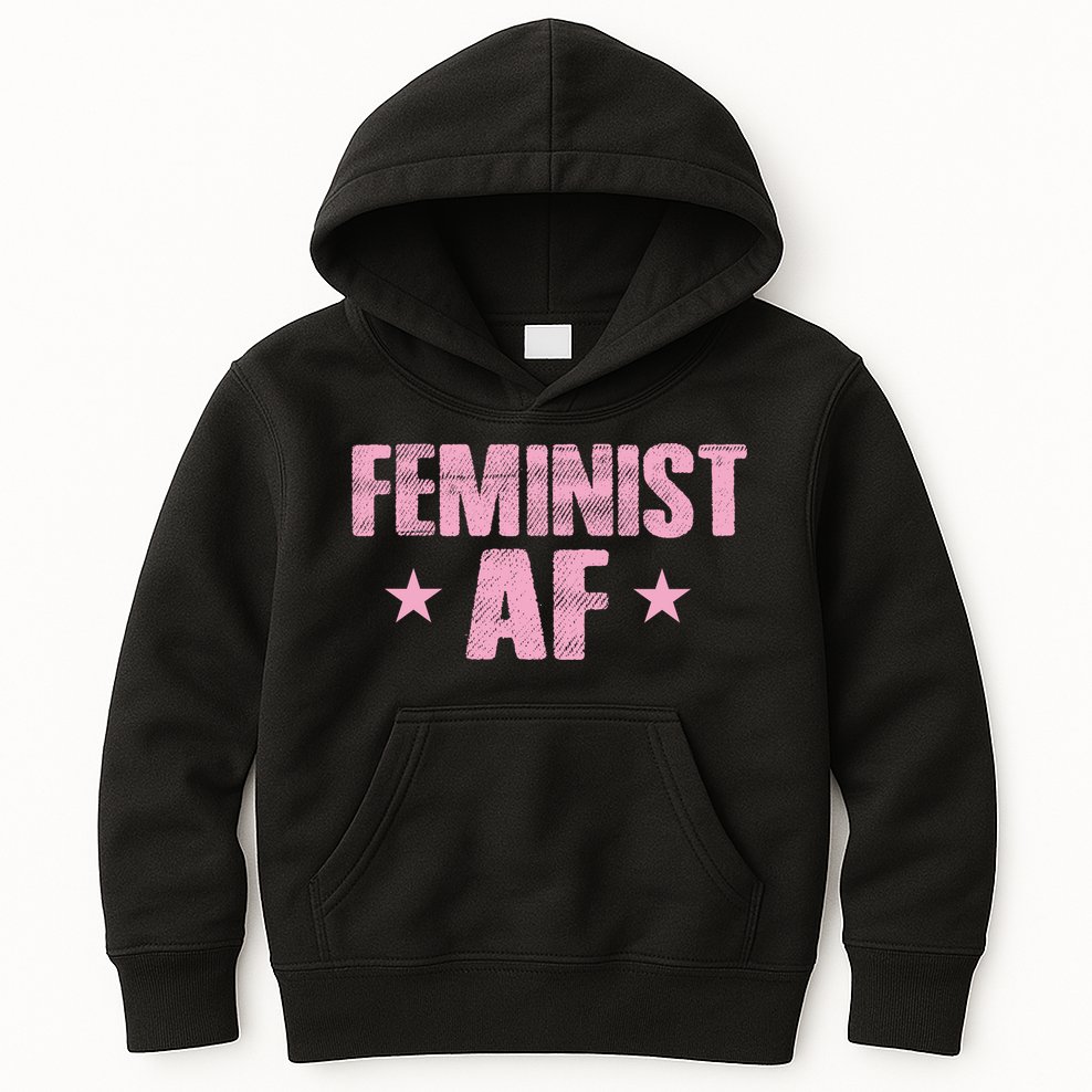 Feminist AF Kids Hoodie