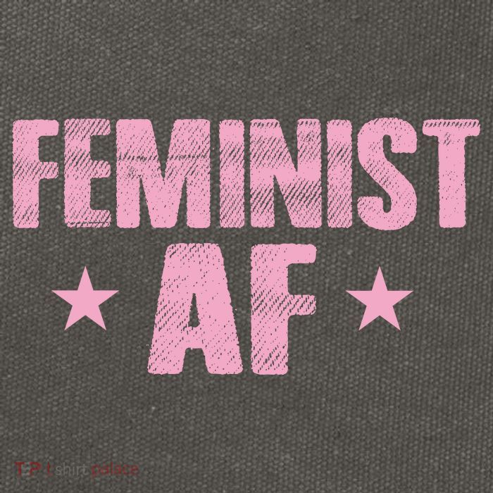 Feminist AF Cotton Canvas Backpack