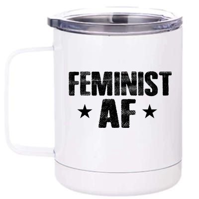 Feminist AF 12 oz Stainless Steel Tumbler Cup