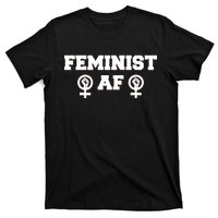 Feminist AF Women's Rights Fist Logo T-Shirt