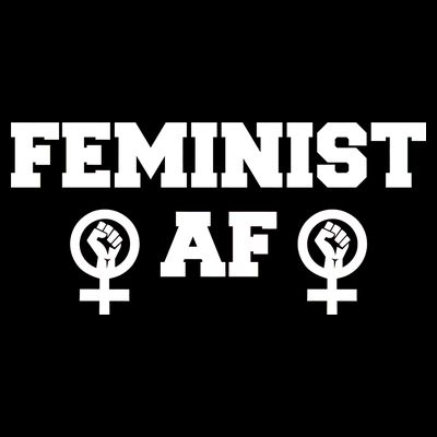 Feminist AF Women's Rights Fist Logo T-Shirt