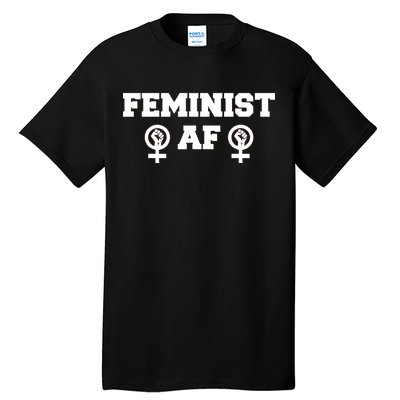 Feminist AF Women's Rights Fist Logo Tall T-Shirt