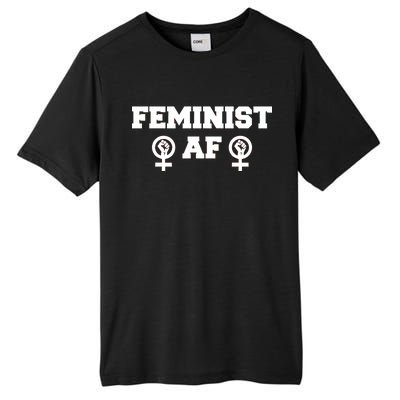 Feminist AF Women's Rights Fist Logo Tall Fusion ChromaSoft Performance T-Shirt