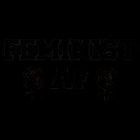 Feminist AF Women's Rights Fist Logo Mug