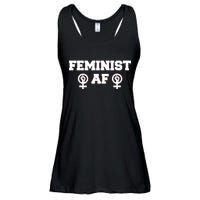 Feminist AF Women's Rights Fist Logo Ladies Essential Flowy Tank