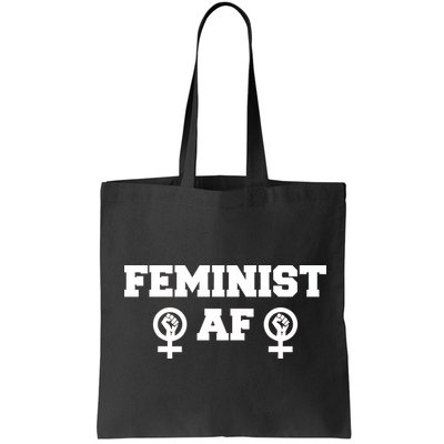 Feminist AF Women's Rights Fist Logo Bag