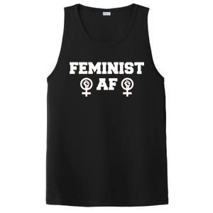 Feminist AF Women's Rights Fist Logo PosiCharge Competitor Tank