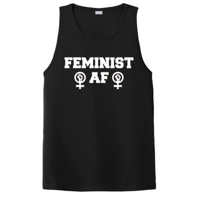 Feminist AF Women's Rights Fist Logo PosiCharge Competitor Tank