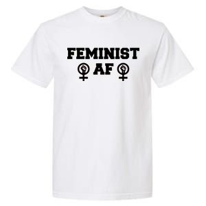 Feminist AF Women's Rights Fist Logo Garment-Dyed Heavyweight T-Shirt