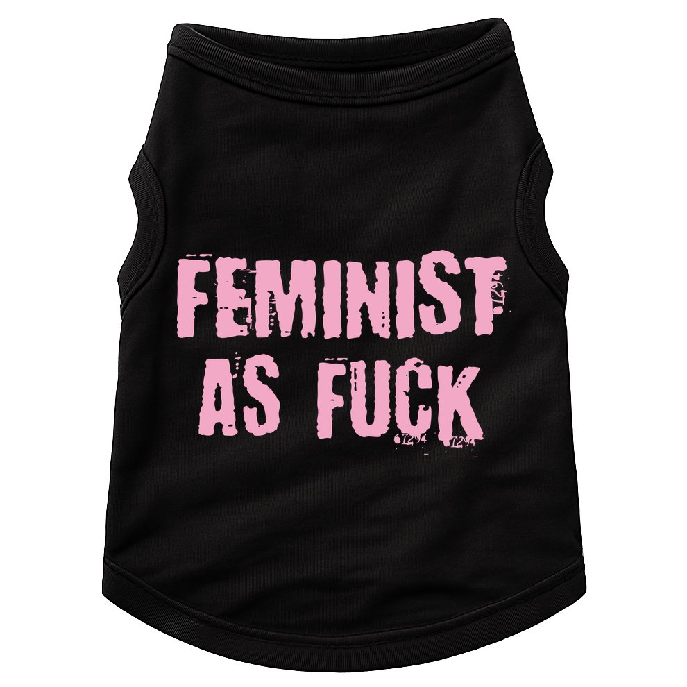 Feminist AS Fuck AF Doggie Tank