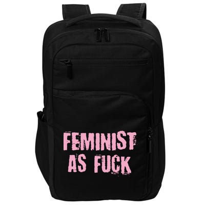 Feminist AS Fuck AF Impact Tech Backpack