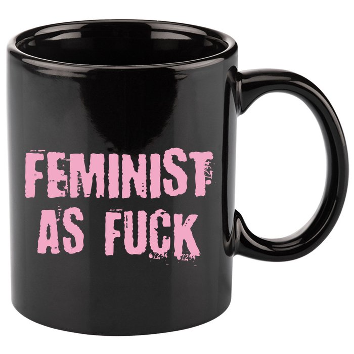 Feminist AS Fuck AF 11oz C Handle Ceramic Mug