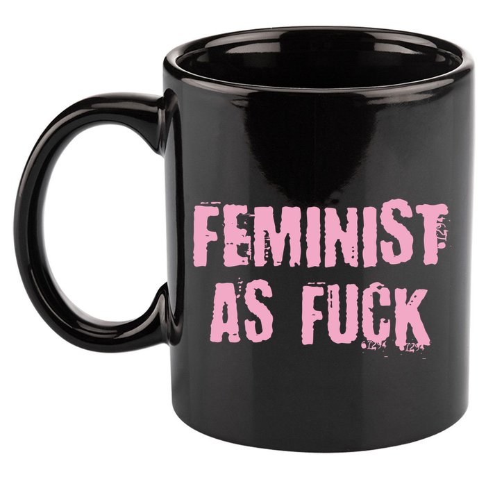 Feminist AS Fuck AF 11oz C Handle Ceramic Mug
