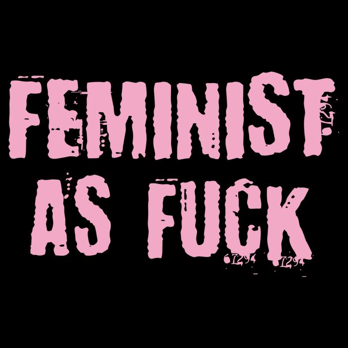 Feminist AS Fuck AF Poster